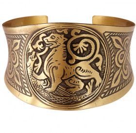 Concave bracelet "Suzdal lion"