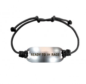Bracelet-lace «READY TO >> RACE»