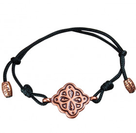 Браслет-шнурок «Клевер» № 3