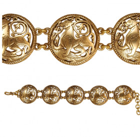 Slotted bracelet "Suzdal lion"