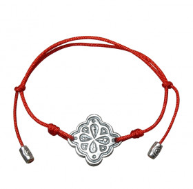 Браслет-шнурок «Клевер» № 2