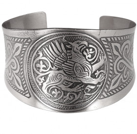 Concave bracelet "Suzdal griffin"