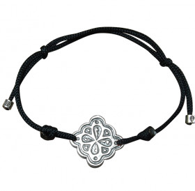 Браслет-шнурок «Клевер» № 2