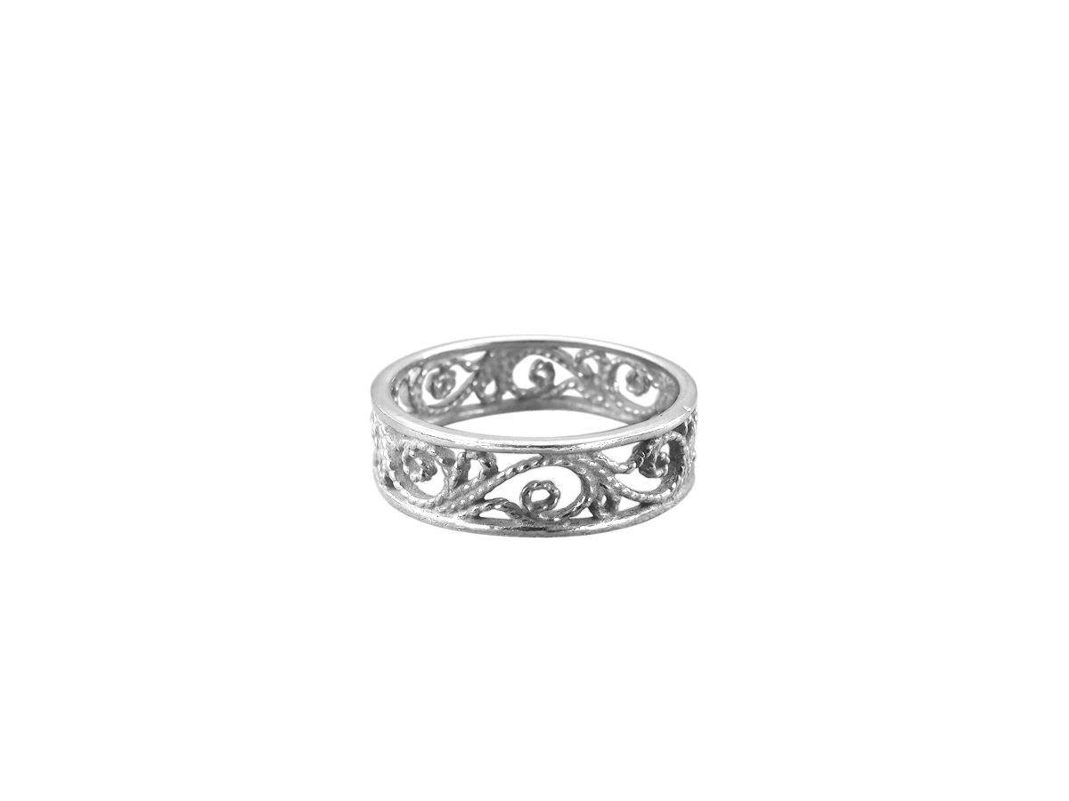 Ring "Ruslana" slotted untinted