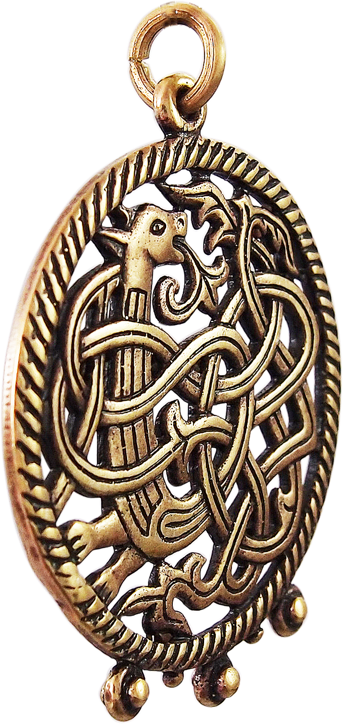 Slotted pendant "Unknown animal"
