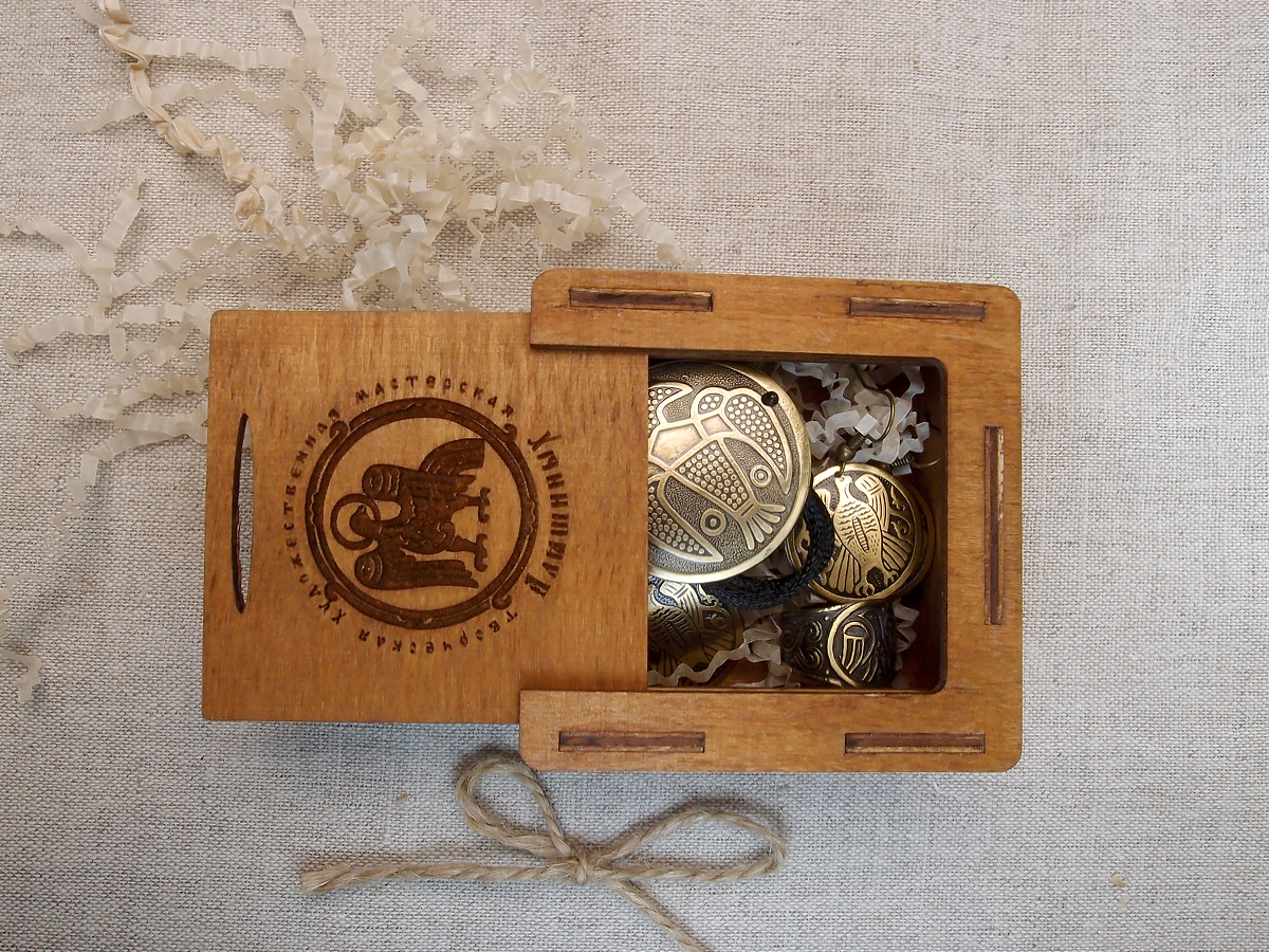 Jewelry set "Falcon" No. 2 in a gift box