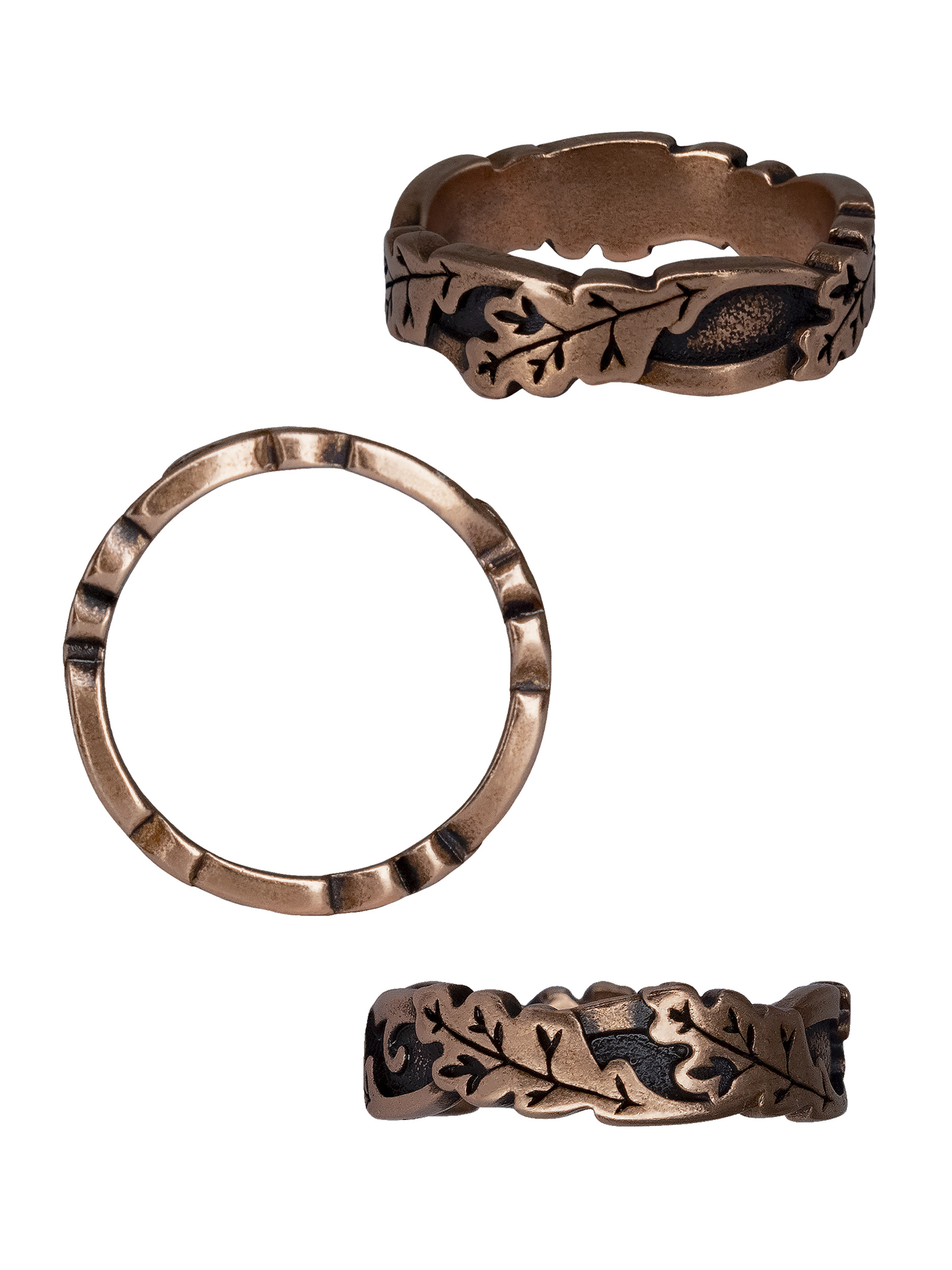 Кольцо «Дубовые листья»