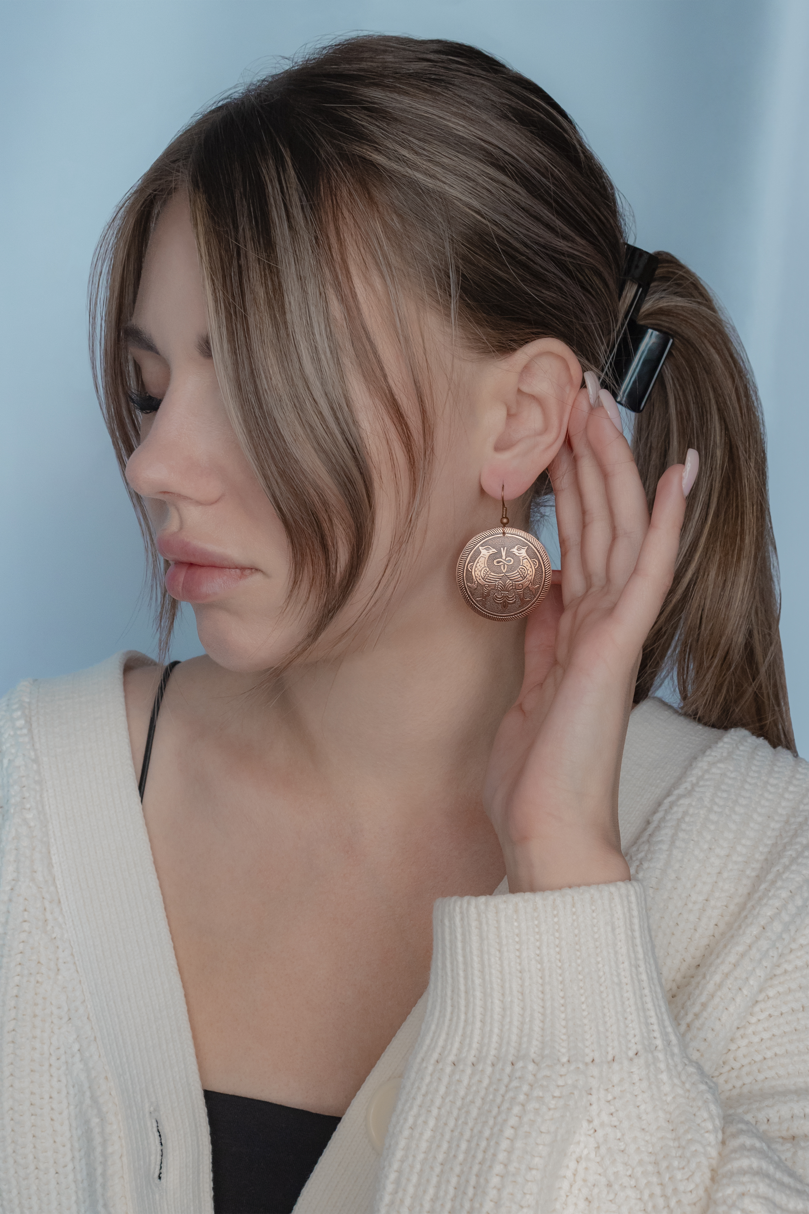 Серьги «Тереховские птицы»