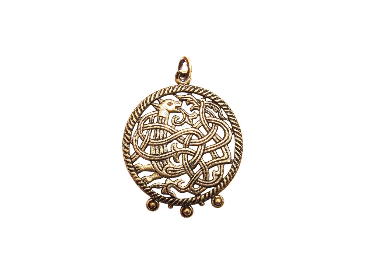 Slotted pendant "Unknown animal"
