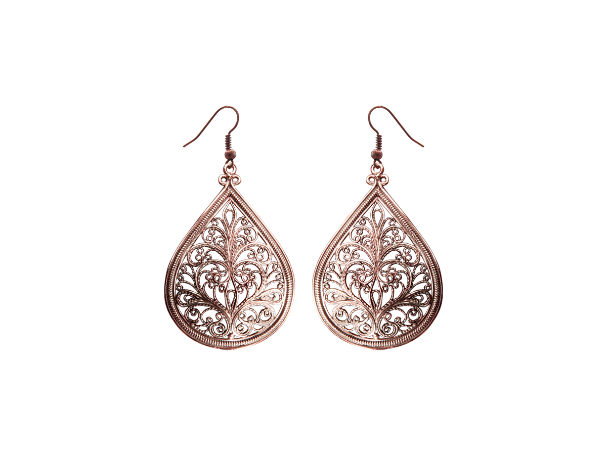 Earrings "Snow patterns"