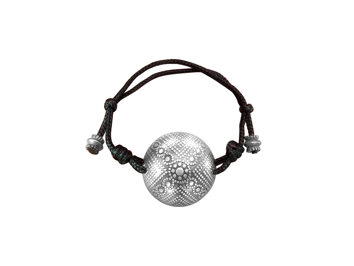 Браслет-шнурок сферический «Пашня»
