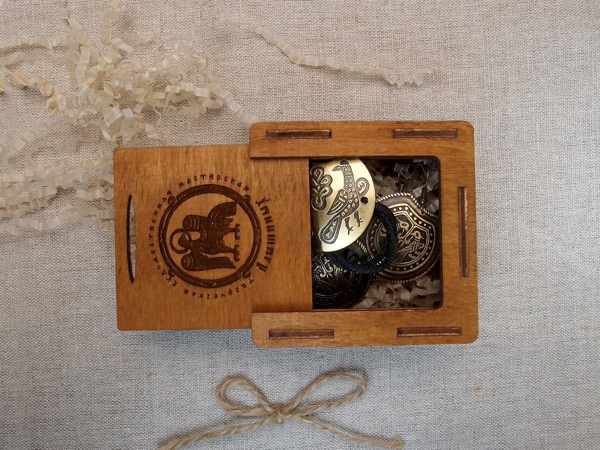 Jewelry set "Lovat" in a gift box.