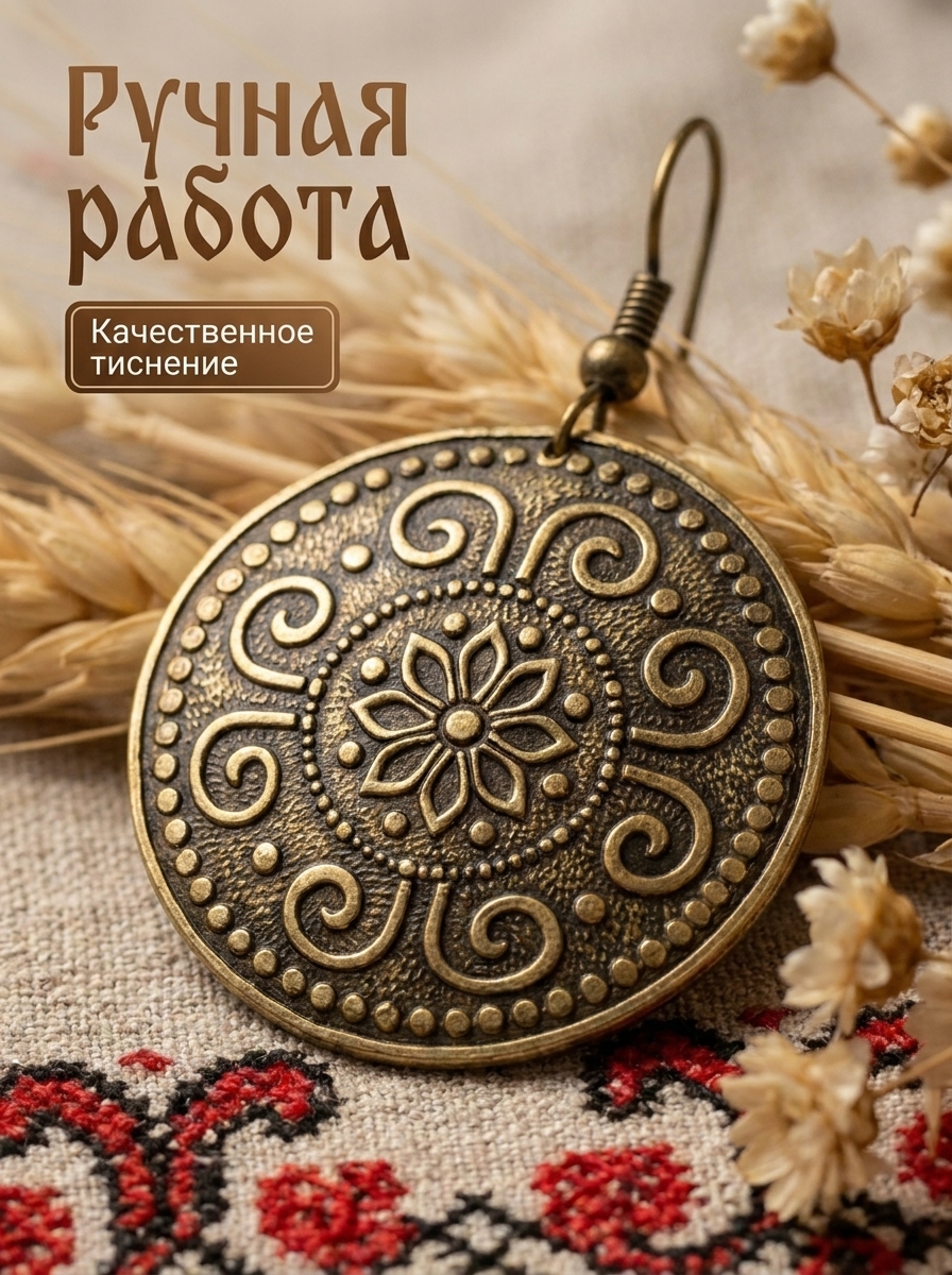 Серьги "Достаток"